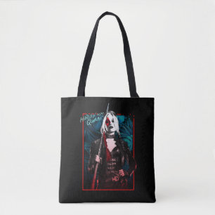 The Suicide Squad   Harley Quinn & Green Ferns Tote Bag