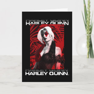 The Suicide Squad Harley Quinn Red Fern Portrait Card