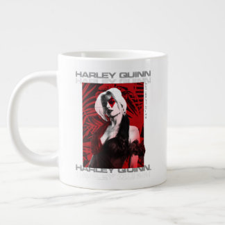 The Suicide Squad | Harley Quinn Red Fern Portrait Large Coffee Mug