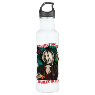 The Suicide Squad   Harley Quinn Winking 710 Ml Water Bottle