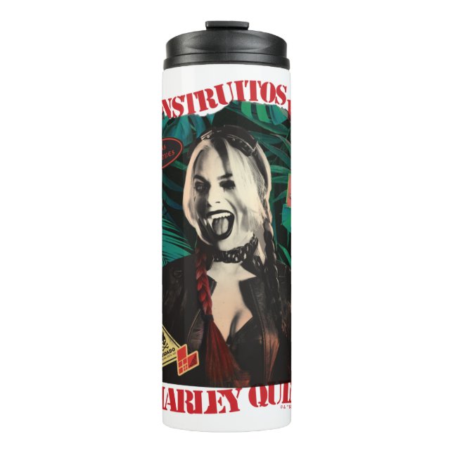 The Suicide Squad | Harley Quinn Winking Thermal Tumbler (Front)