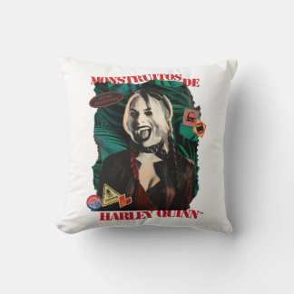 The Suicide Squad | Harley Quinn Winking Throw Pillow