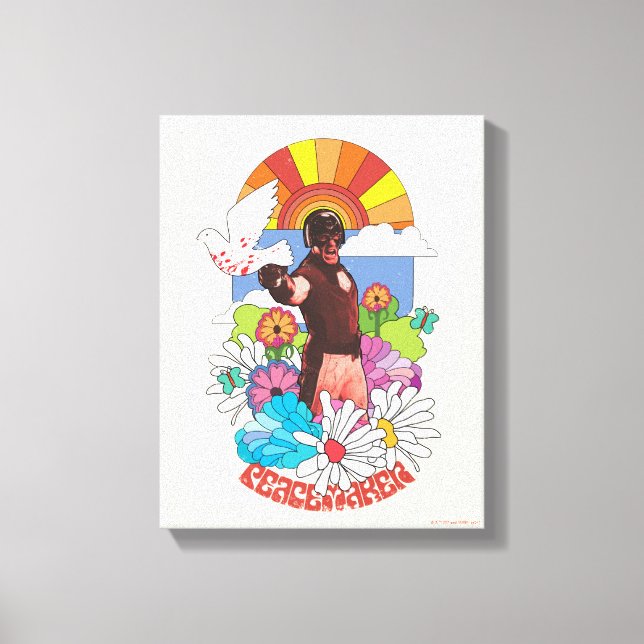 The Suicide Squad | Peacemaker Flowers & Sunshine Canvas Print (Front)