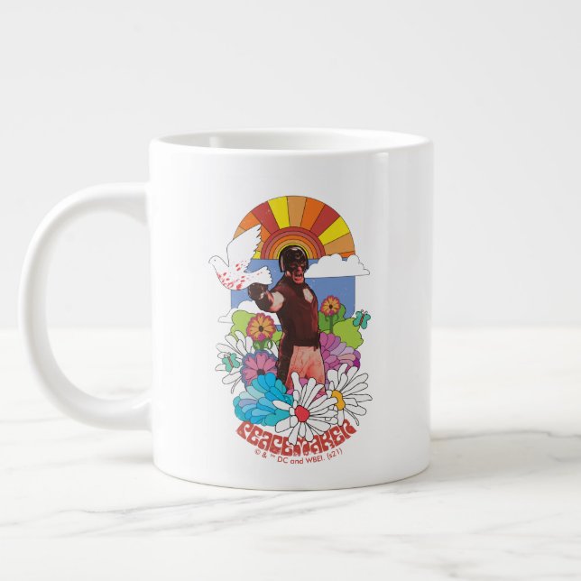 The Suicide Squad | Peacemaker Flowers & Sunshine Large Coffee Mug (Left)
