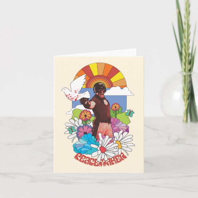 The Suicide Squad | Peacemaker Flowers & Sunshine Note Card (Front)