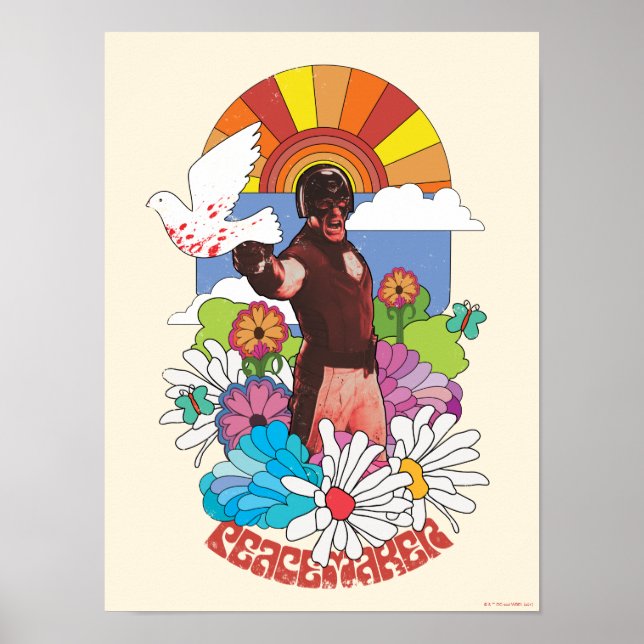 The Suicide Squad | Peacemaker Flowers & Sunshine Poster (Front)