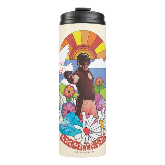 The Suicide Squad | Peacemaker Flowers & Sunshine Thermal Tumbler (Front)
