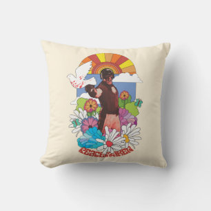 The Suicide Squad Peacemaker Flowers & Sunshine Throw Pillow