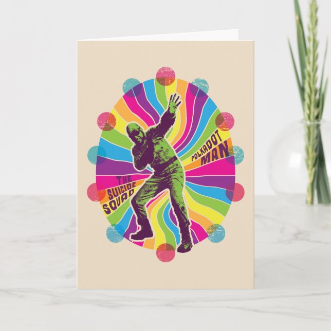 The Suicide Squad | Polka-Dot Man Psychedelic Card (Front)