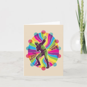 The Suicide Squad Polka-Dot Man Psychedelic Note Card