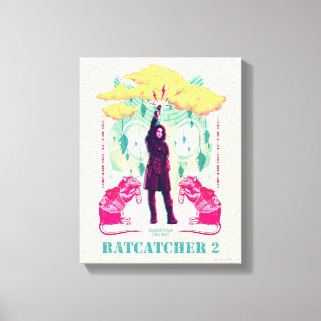 The Suicide Squad | Ratcatcher 2 Illustration Canvas Print (Front)