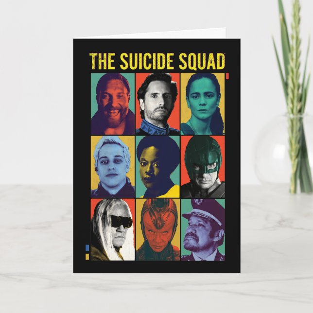 The Suicide Squad | Retro Grid With Amanda Waller Card (Front)