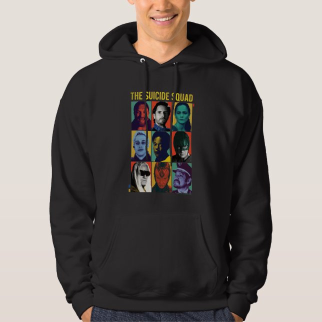 The Suicide Squad | Retro Grid With Amanda Waller Hoodie (Front)