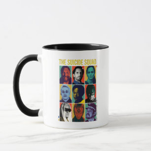 The Suicide Squad Retro Grid With Amanda Waller Mug