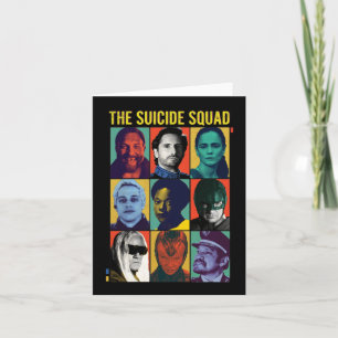 The Suicide Squad Retro Grid With Amanda Waller Note Card