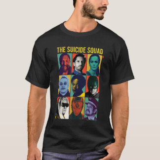 The Suicide Squad | Retro Grid With Amanda Waller T-Shirt