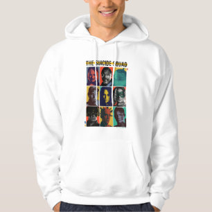 The Suicide Squad   Retro Grid With Harley Quinn Hoodie