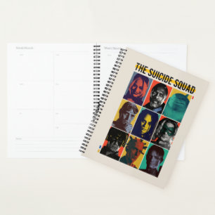 The Suicide Squad   Retro Grid With Harley Quinn Planner