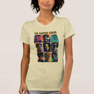 The Suicide Squad Retro Grid With Harley Quinn T-Shirt