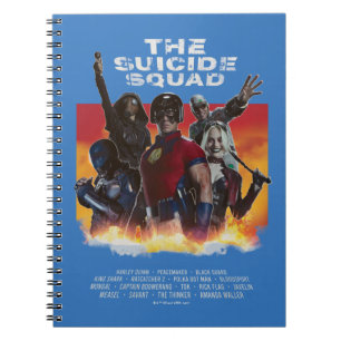The Suicide Squad Retro-Style Movie Poster Notebook