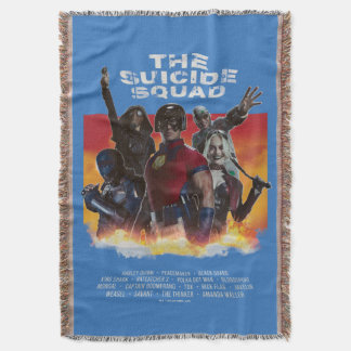 The Suicide Squad | Retro-Style Movie Poster Throw Blanket
