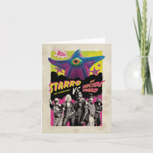 The Suicide Squad Starro Vs The Suicide Squad Note Card
