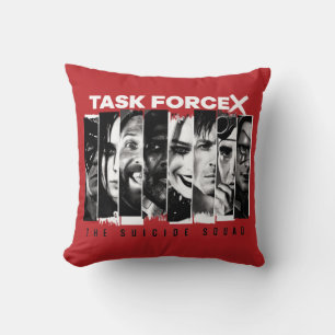 The Suicide Squad   Task Force X Throw Pillow