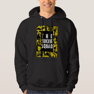 The Suicide Squad   Yellow & Black Icon Blocks Hoodie