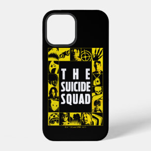 The Suicide Squad   Yellow & Black Icon Blocks iPhone 12 Case