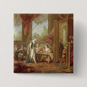 The Sultana Ordering Tapestries 2 Inch Square Button