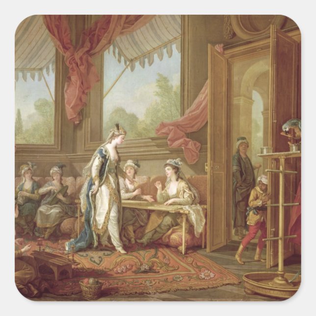The Sultana Ordering Tapestries Square Sticker (Front)