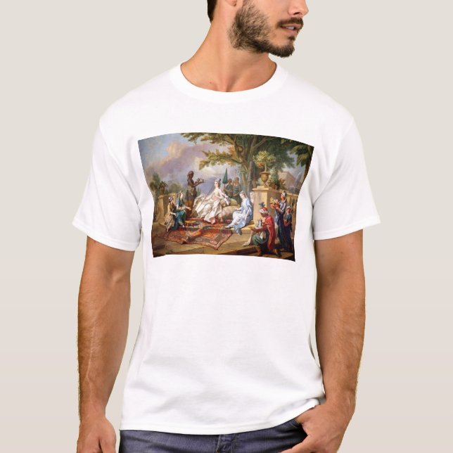 The Sultana Served by her Eunuchs T-Shirt (Front)