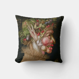 The Summer, Arcimboldo Throw Pillow