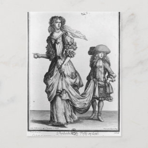 The Summer city dress, 1678 Postcard