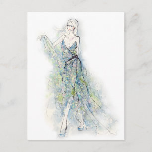 The Summer Dress Postcard