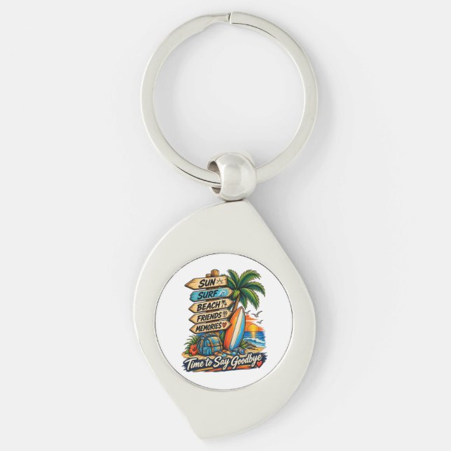 The Summer Goodbye Keychain (Front)