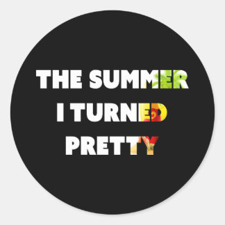 The Summer I Turned Pretty   Classic Round Sticker