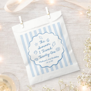 The Summer I Turned Twenty-One 21st Birthday Party Favour Bag