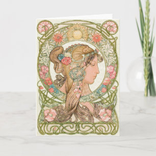 The Summer Lady-Greeting Card
