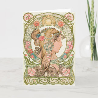 The Summer Lady-Greeting Card