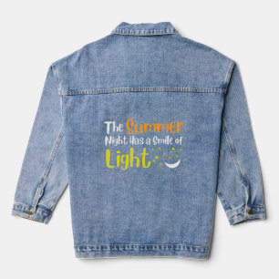 The Summer Night Has a Smile of Light Denim Jacket