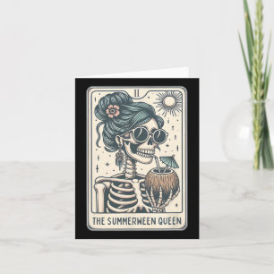The Summerween Queen Tarot Card