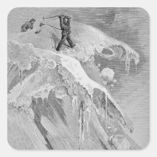 The Summit of the Moming Pass in 1864, from 'The A Square Sticker
