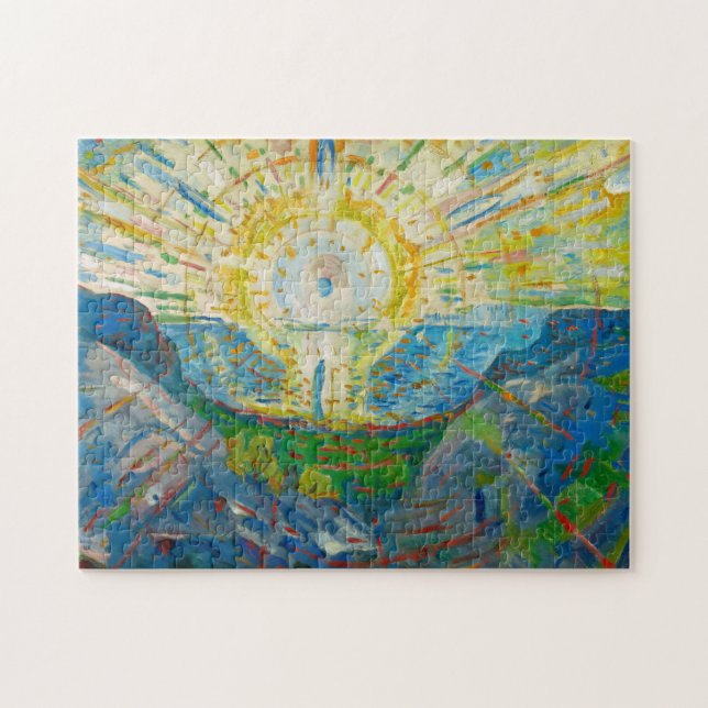 The Sun, 1912 by Edvard Munch Jigsaw Puzzle (Horizontal)