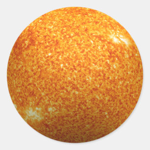 The Sun - 3D Effect Classic Round Sticker