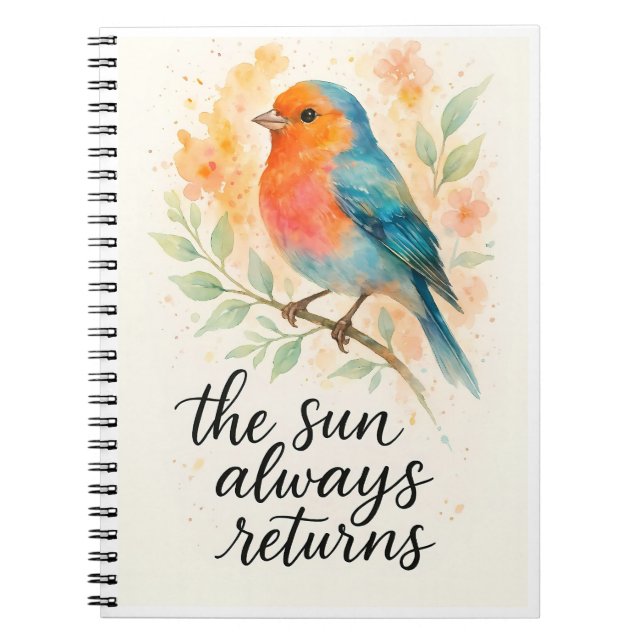 The Sun Always Returns Notebook (Front)
