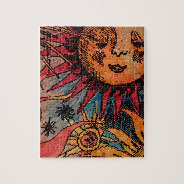 The sun and the moon jigsaw puzzle (Vertical)