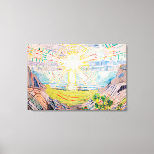 The Sun by Edvard Munch Canvas Print