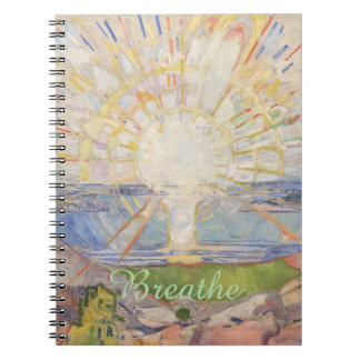 The Sun by Edvard Munch Notebook