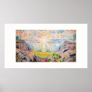 The Sun by Edvard Munch Poster